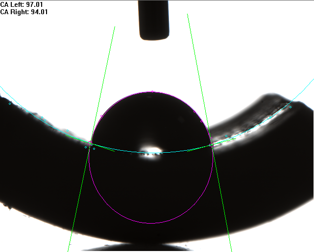 聚合物薄膜接觸角測試報告 聚合物薄膜接觸角測試報告